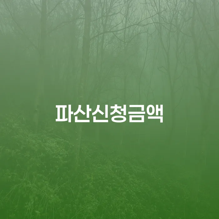 도박회생 개인회생 제도 빨리신청해야하는