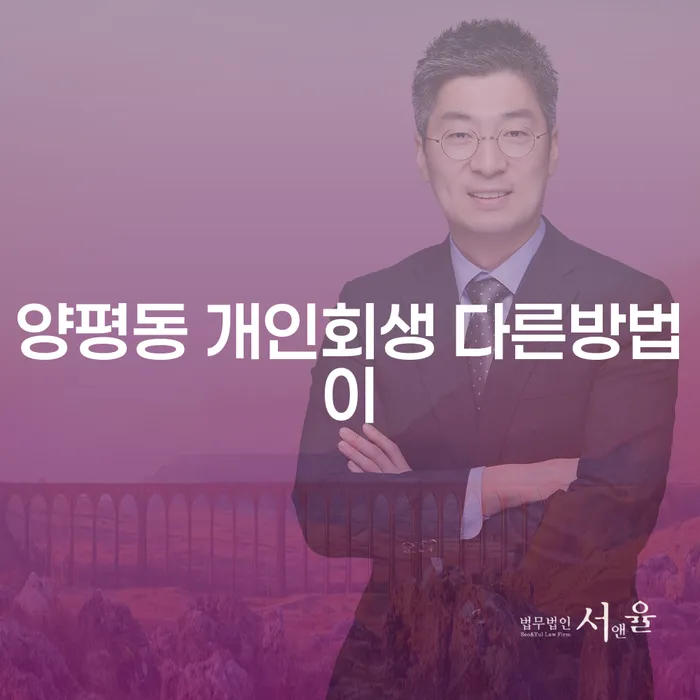 양평동 개인회생 다른방법이