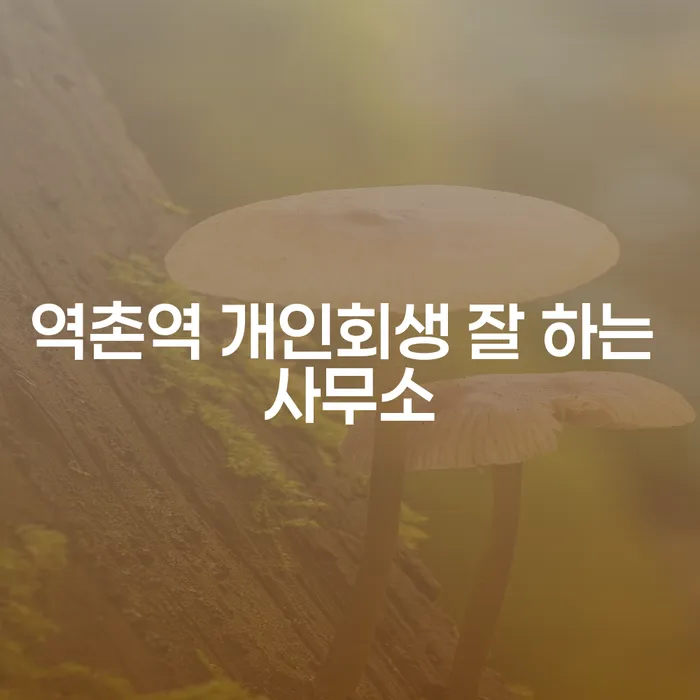 역촌역 개인회생 잘 하는 사무소
