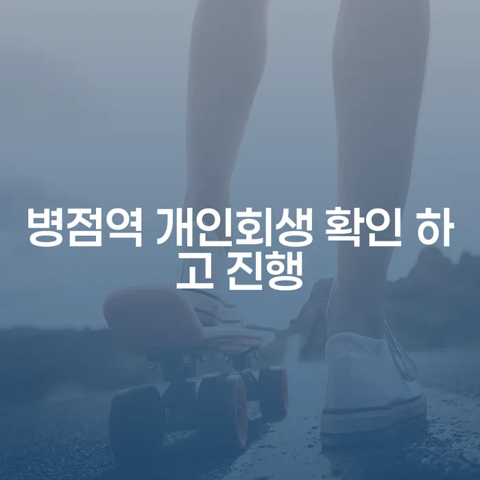 병점역 개인회생 확인 하고 진행