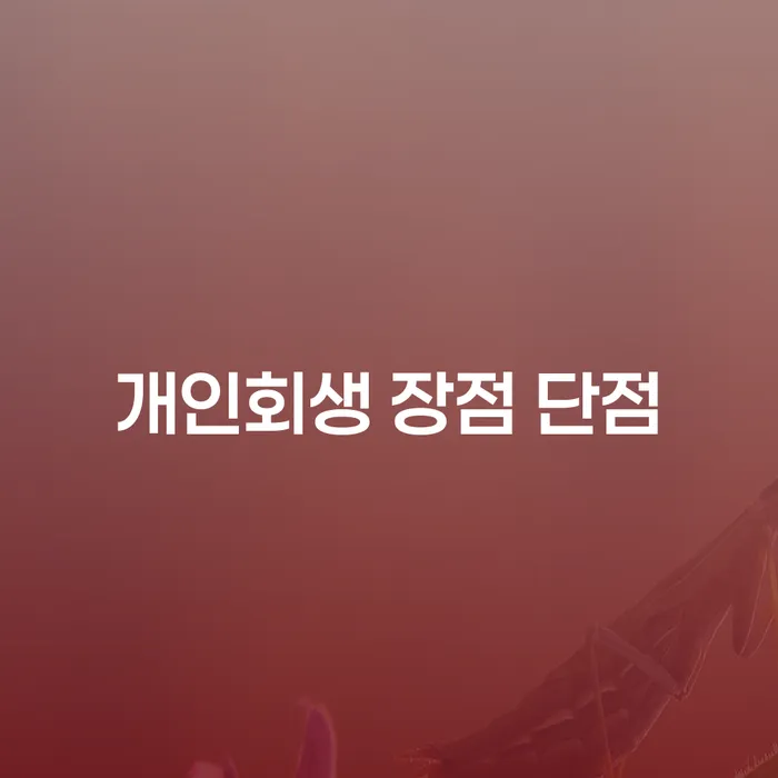상계3.4동 개인회생의 모든 것 이해하기