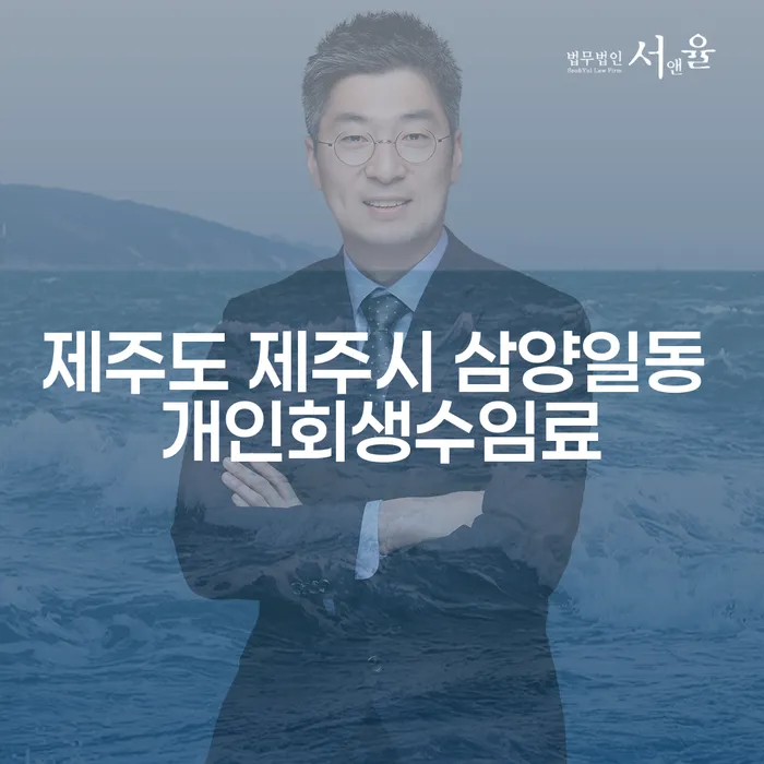 제주도 제주시 삼양일동 개인회생, 수임료는 어떻게 결정될까요?