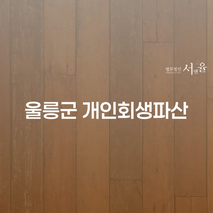 울릉군에서 개인회생과 파산, 무엇이 나에게 맞을까?