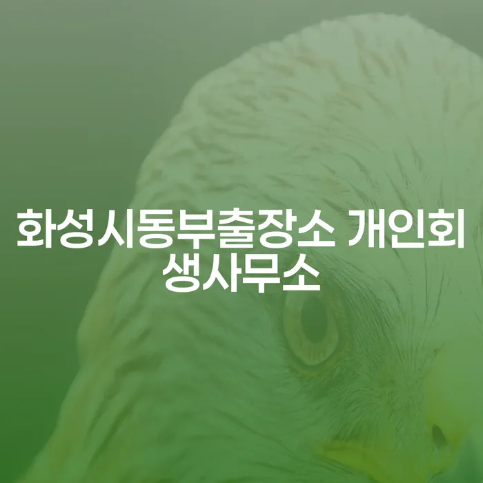 채무로 고민하는 당신을 위한 해결책, 화성시동부출장소 개인회생사무소는 어떤 도움을 줄 수 있을까요?