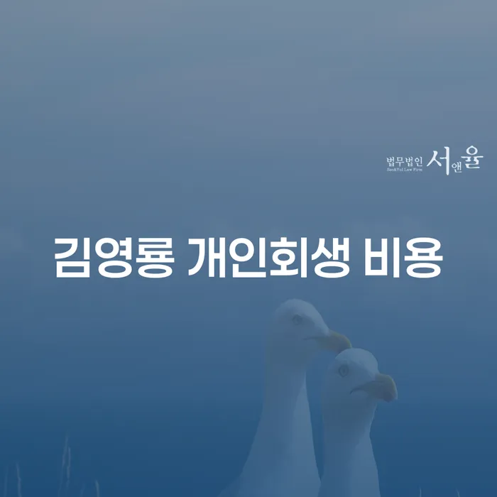 김영룡 개인회생 비용, 과연 얼마나 들까요?